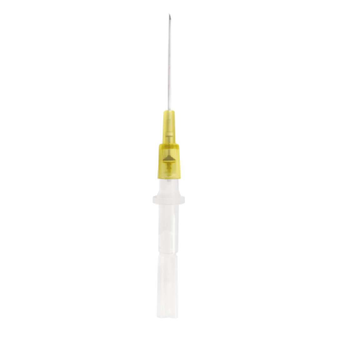 Catéter Intravenoso 24G (Amarillo) – Uso Veterinario.