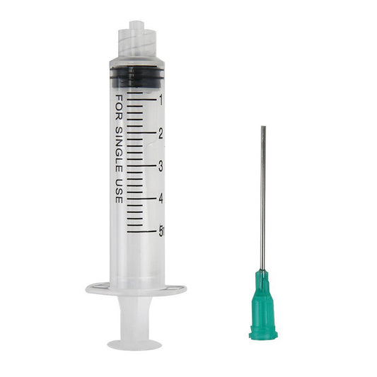Jeringa Estéril de 5 ml con Aguja – Uso Veterinario
