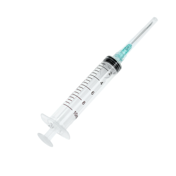 Jeringa Estéril de 10 ml con Aguja – Uso Veterinario