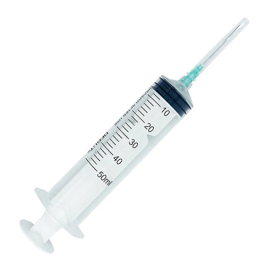 Jeringa Estéril de 50 ml con o sin aguja – Uso Veterinario.