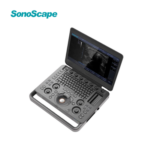 Ecógrafo Doppler Color Veterinario Portátil SonoScape X3V X3 con Sonda, Escáner de Diagnóstico por Imágenes para Animales