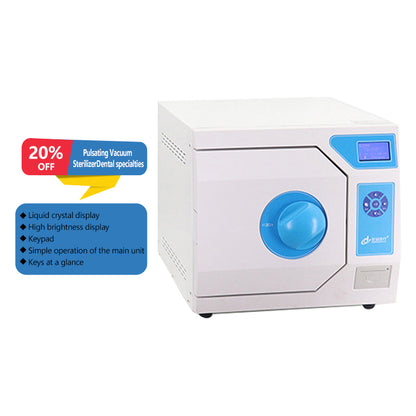 Autoclave Veterinario Clase B 12 L HX-86 con Vacío Pulsante