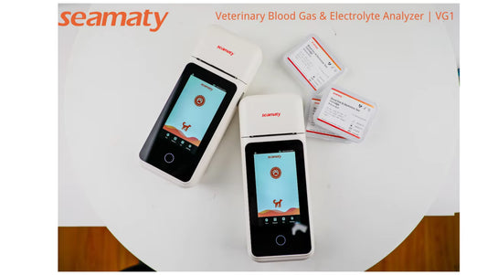 Analizador Veterinario de Gases en Sangre y Electrolitos Seamaty VG1