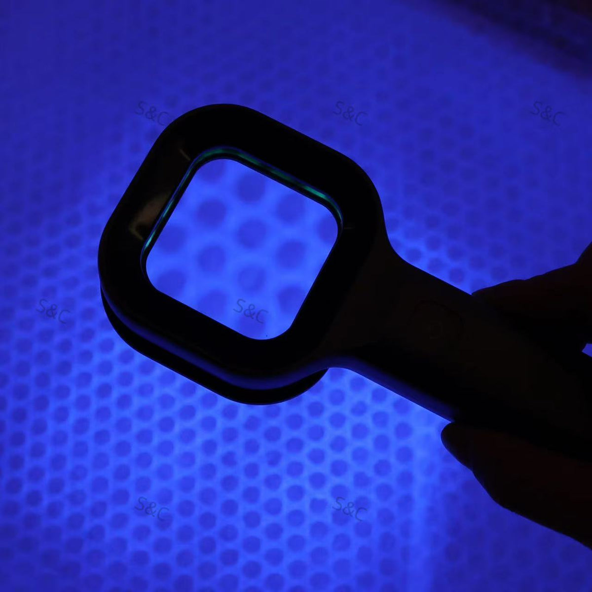 Lámpara de Wood Veterinaria UV para Mascotas, Detector de Infecciones Fúngicas en la Piel de Perros y Gatos, Herramienta de Diagnóstico