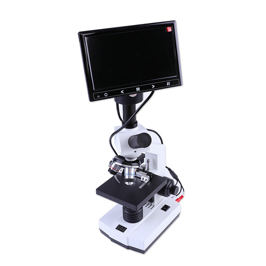 Microscopio de temperatura constante de calentamiento BMV con pantalla HD de 7 pulgadas