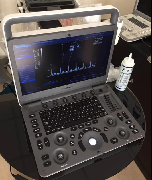 Escáner de Ultrasonido Veterinario SonoScape E1 ExpV, Sistema de Diagnóstico por Imágenes Doppler a Color E1exp para Clínica Veterinaria,