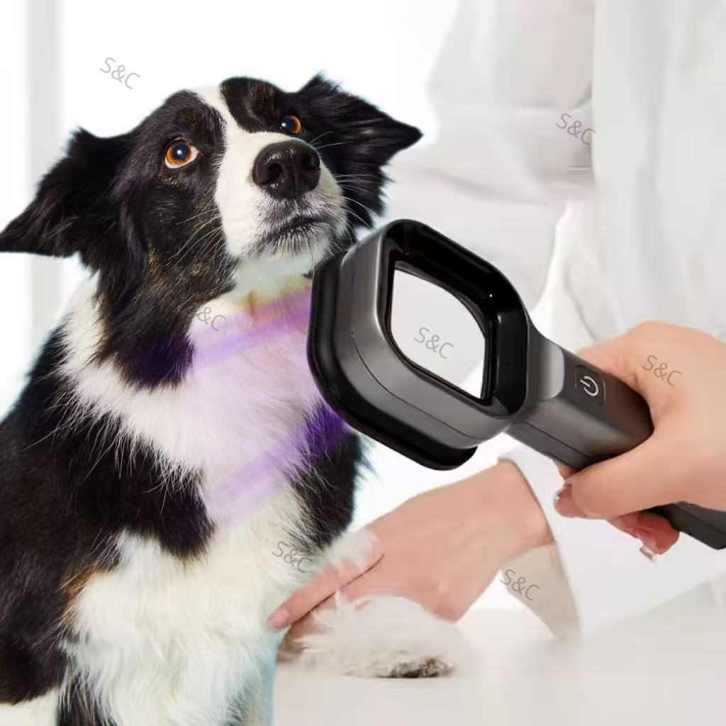 Lámpara de Wood Veterinaria UV para Mascotas, Detector de Infecciones Fúngicas en la Piel de Perros y Gatos, Herramienta de Diagnóstico