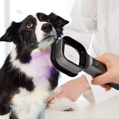 Lámpara de Wood Veterinaria UV para Mascotas, Detector de Infecciones Fúngicas en la Piel de Perros y Gatos, Herramienta de Diagnóstico