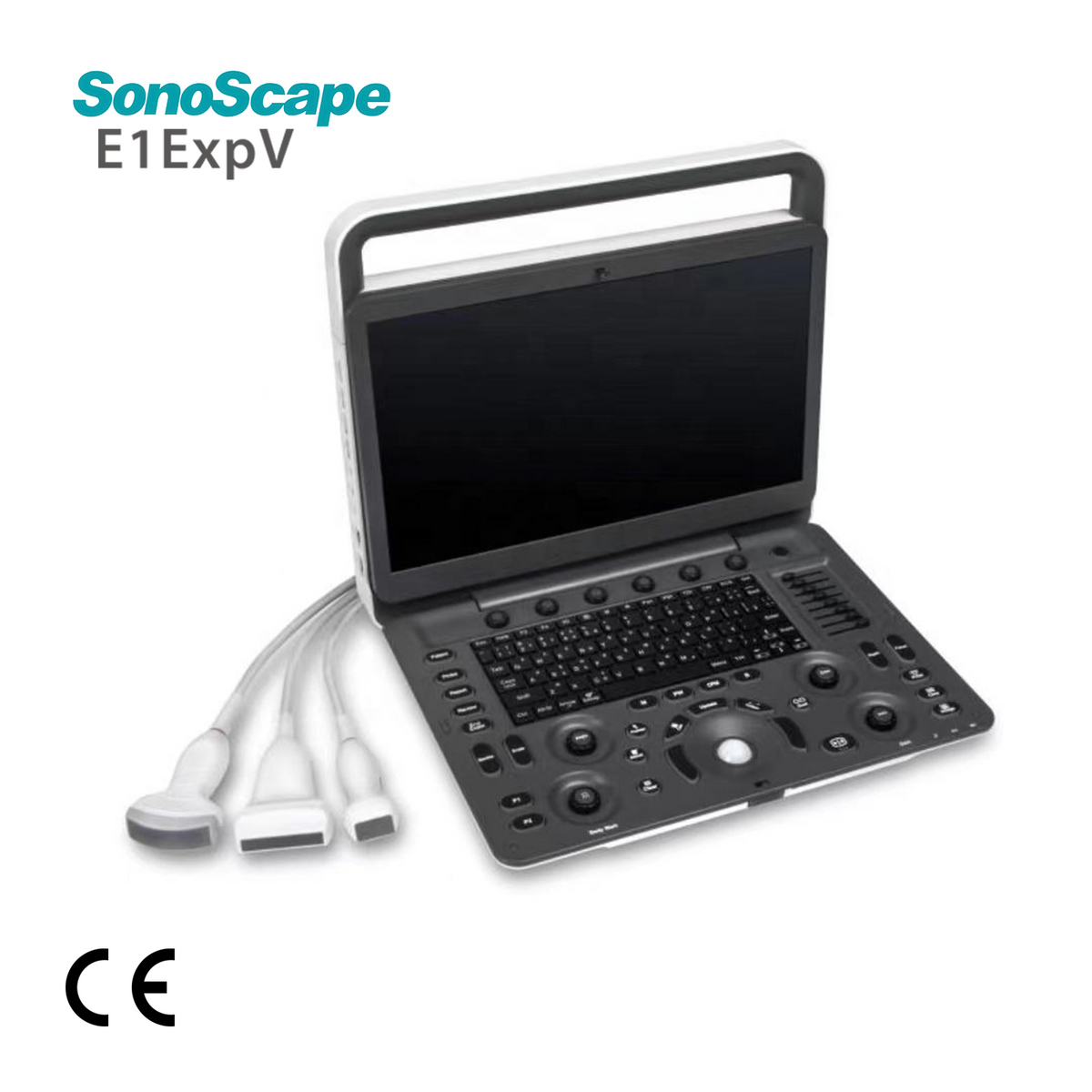 Escáner de Ultrasonido Veterinario SonoScape E1 ExpV, Sistema de Diagnóstico por Imágenes Doppler a Color E1exp para Clínica Veterinaria,