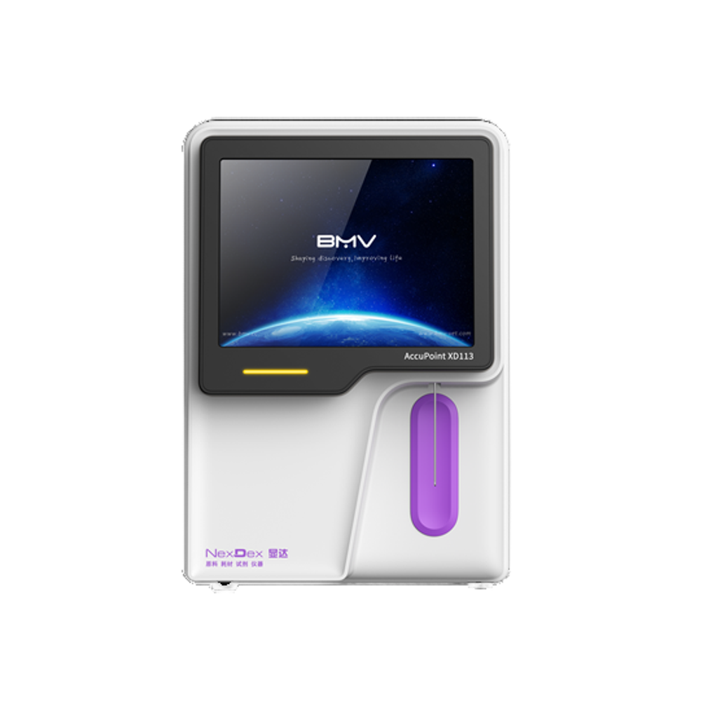 Analizador Hematológico Médico Eléctrico BMV XD113 con Certificación CE Clase II, Equipo Preciso para Análisis de Sangre de 3 Partes