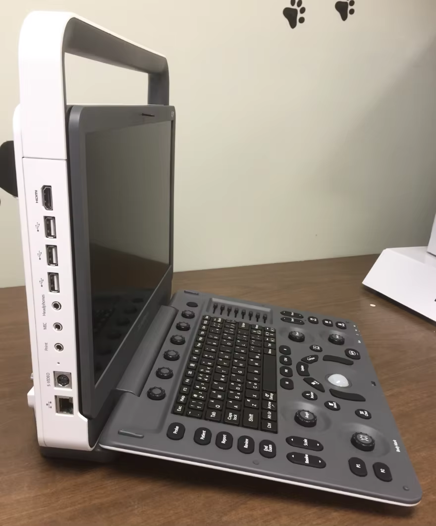 Escáner de Ultrasonido Veterinario SonoScape E1 ExpV, Sistema de Diagnóstico por Imágenes Doppler a Color E1exp para Clínica Veterinaria,