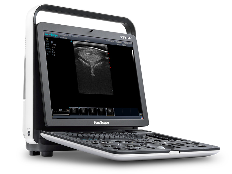 Ecógrafo Veterinario SonoScape S8 ExpV Doppler Color Portátil
